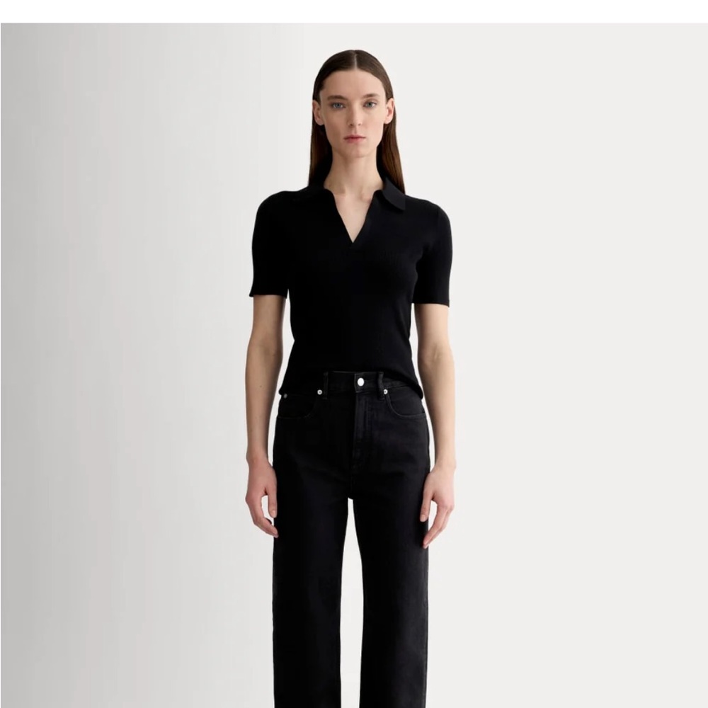 Everlane Women's High Rise Black Jeans